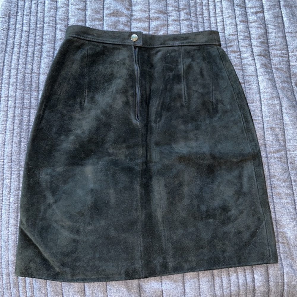 Copper Key VINTAGE genuine leather skirt - Picture 2 of 5